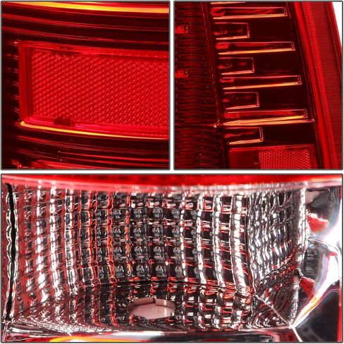 DNA MOTORING TL-DRAM09-LED-RD3D-BK-SM-G2 LED 3D Tail Light Assembly Driver & Passenger Side [Compatible with 09-17 Dodge Ram 1500 2500 3500] in Kuwait