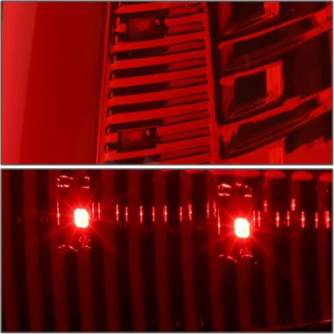 DNA MOTORING TL-DRAM09-LED-RD3D-BK-SM-G2 LED 3D Tail Light Assembly Driver & Passenger Side [Compatible with 09-17 Dodge Ram 1500 2500 3500] in Kuwait