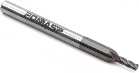 Carbide Square End Mill - Micro Grain Carbide End Mill for Alloy Steels/Hardened Steels - 4 Flute - (1 Piece, 3/8") in Kuwait