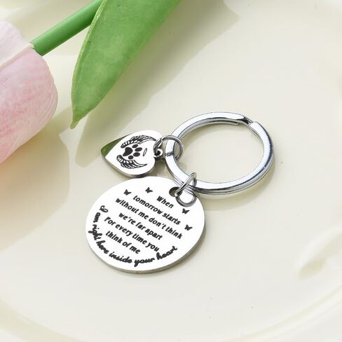 Cat Dog Memorial Gifts for Loss of Dog Cat Paw Print Keychain for Pet Lover Owner Bereavement Sympathy Gift for Loss of Pet Memorial Keychain for Friend Mom Dad Remembrance Key Chain Gift in Saudi Arabia