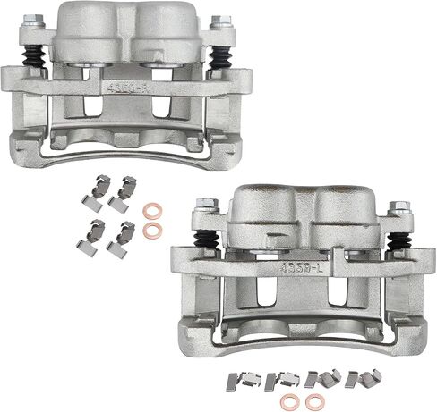 DRIVESTAR 18B4694 18B4695 فرجار الفرامل الأمامية الجديدة، مناسب 1998-05 لسيارة شيفروليه بليزر/ S10 98-04، 1998-05 لسيارة GMC Jimmy، 98-04 لسونوما، 1998-00 لـ Isuzu Hombre، 1998-01 لـ Oldsmobile Bravada in Saudi Arabia