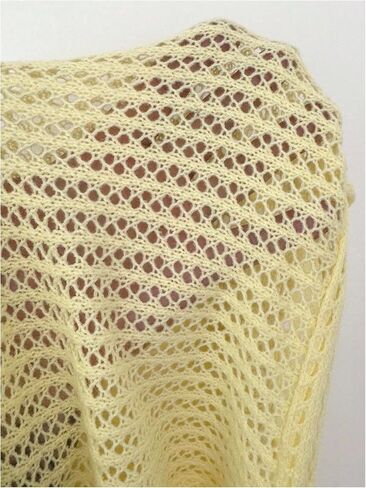 OYOANGLE Women's Hollow Out Crochet Cropped Cardigans Long Sleeve V Neck Button Down Knit Tops in Saudi Arabia