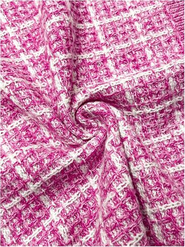 Floerns Women's Plus Size Tweed Long Sleeve Button Front Work Casual Cardigan Sweater in Saudi Arabia