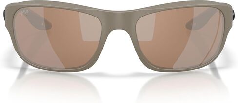 Costa Del Mar Clipperton Sunglasses, Matte Sand/Copper Silver Mirrored 580G, 58 mm in Saudi Arabia