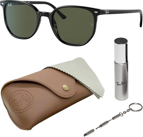 Ray-Ban RB2197 ELLIOT Square Shaped Sunglasses for Men & Women with Official RAYBAN Eyewear Kit in Saudi Arabia