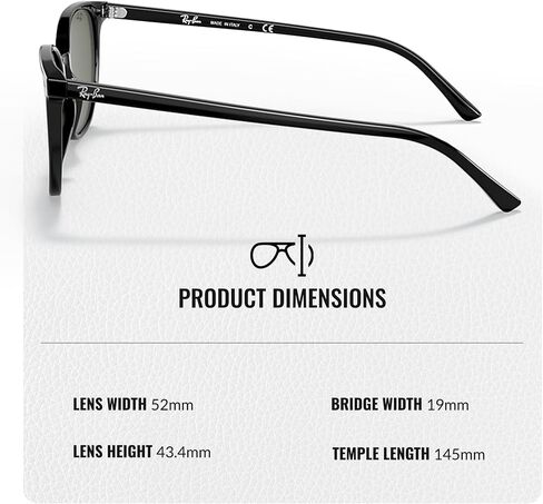Ray-Ban RB2197 ELLIOT Square Shaped Sunglasses for Men & Women with Official RAYBAN Eyewear Kit in Saudi Arabia