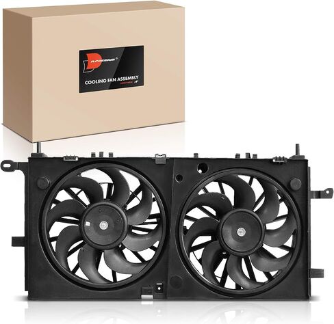 A-Premium Engine Radiator Cooling Fan Assembly Compatible with Select Buick, Chevrolet, Pontiac & Saturn Models - Terraza 2006-2007, Uplander 2006-2008, Montana 2006, Relay 2006-2007, 3.9L in Saudi Arabia