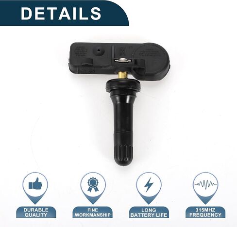 مستشعر ضغط الإطارات لشركة Hyundai Santa Fe 2010-2012 315MHz No.52933-0W100 مستشعر مراقبة ضغط الإطارات 4 قطعة in Saudi Arabia