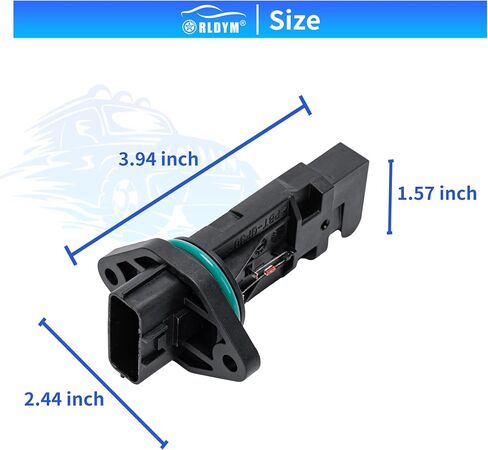 Rldym MAF Mass Air Flow Meter Sensor 22680-6N21A, 22680-6N211 for Nissan Pathfinder 3.5L 2002-2003 Replace 226806N21A, 226806N211 in Saudi Arabia