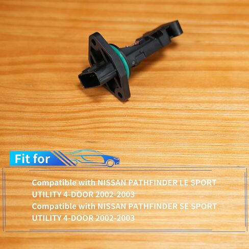 Rldym MAF Mass Air Flow Meter Sensor 22680-6N21A, 22680-6N211 for Nissan Pathfinder 3.5L 2002-2003 Replace 226806N21A, 226806N211 in Saudi Arabia