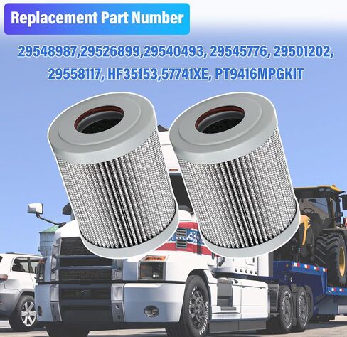 29548987 طقم فلتر ناقل الحركة 4 بوصة متوافق مع Allison 3000-4000 يتضمن حشوات وحلقات O تحل محل OE 29526899,29540493, 29545776, 29501202, 29558117, HF35153,57741XE, PT9416MPGKIT in Kuwait