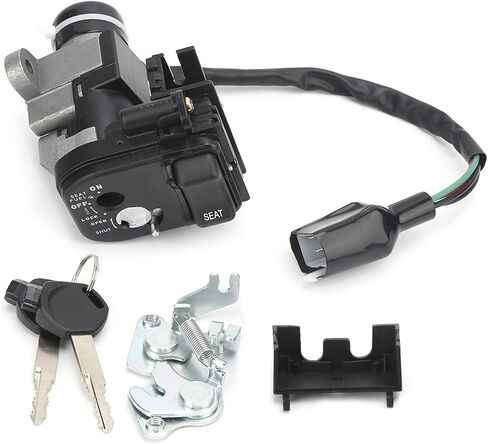 Ignition Lock Cylinder, Ignition Switch with Key Metal ABS with Installation Accessories Ignition Switch Assembly for Scooter GY6 150 in Saudi Arabia