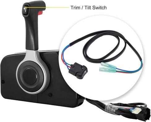 Aramox Outboard Trim Tilt Switch, 37850 90J00 Trim and Tilt Switch ABS Replacement for Outboard Remote Control Box in Saudi Arabia