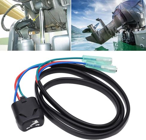 Aramox Outboard Trim Tilt Switch, 37850 90J00 Trim and Tilt Switch ABS Replacement for Outboard Remote Control Box in Saudi Arabia