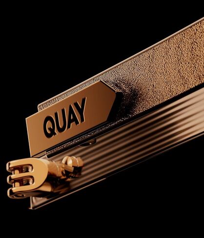 Quay Men's Unplugged Square Sunglasses, Oat/Brown Polarized, Large in Saudi Arabia