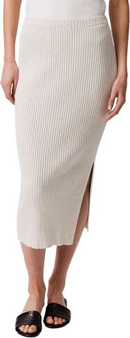 Calvin Klein Women's Cotton Rib Midi Skirt in Saudi Arabia