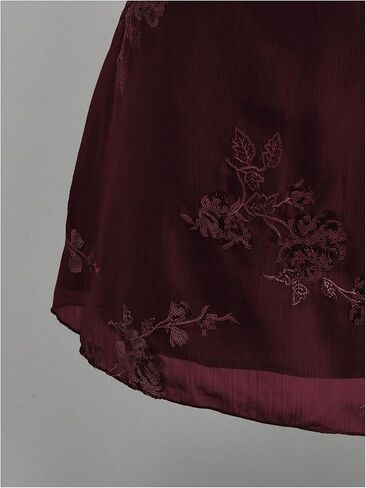 تنانير SweatyRocks النسائية ذات الحجم الكبير ذات الترتر والتطريز الزهري Y2K تنورة قصيرة على شكل حرف A in Kuwait