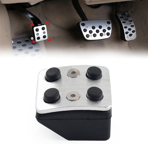 GZYF Car Parking Emergency Brake Pedal Pad Cover, Pedals Pedal Accessories for Toyota Camry, Crown, Highlander, Kluger, Prius, for Lexus ES RX GS IS in Saudi Arabia