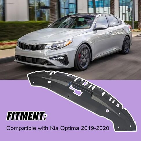 XQSMWF Front Upper Bumper Grille Radiator Sight Shield Support Cover Trim, Compatible with Kia Optima 2019 2020, Replace 86360D5500 86360D4500 Upper Radiator Grille Cover in Saudi Arabia