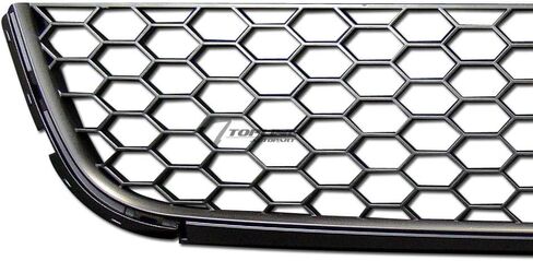 7422449842806 متوافق مع 2010-2013 VW Golf / 2010-2014 Jetta Sport Wagen MK6 شبكة شبكية أمامية سفلية على شكل قرص العسل باللون الأسود اللامع in Saudi Arabia