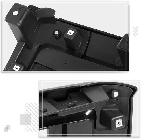شبكة ممتص الصدمات الأمامية PM PERFORMOTOR من الألماس متوافقة مع 14-15 تشيفي سيلفرادو 1500، أسود مطفي in Saudi Arabia
