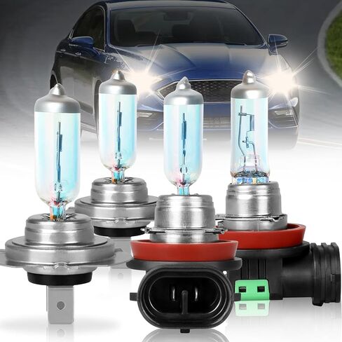 مناسب لمصابيح Ford Escape (2013-2016) الأمامية، مجموعة مصابيح 9005 عالية الشعاع + H11 منخفضة الشعاع، أداء عالي السطوع 300%، التوصيل والتشغيل، حزمة من 4 قطع in Kuwait