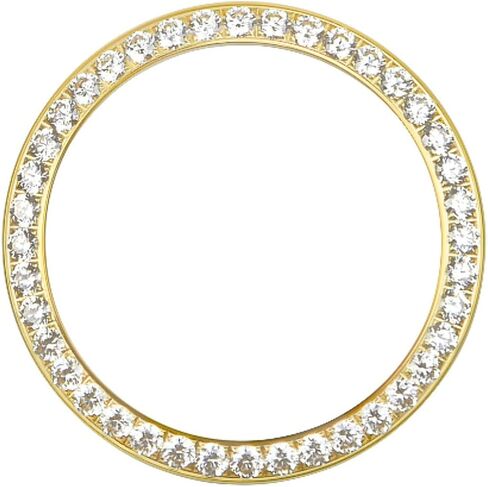 Ewatchparts 3ct Cubic Zircon Bezel Compatible For 40mm President Day Date Watch Gold in Saudi Arabia
