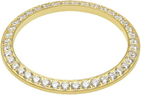 Ewatchparts 3ct Cubic Zircon Bezel Compatible For 40mm President Day Date Watch Gold in Saudi Arabia