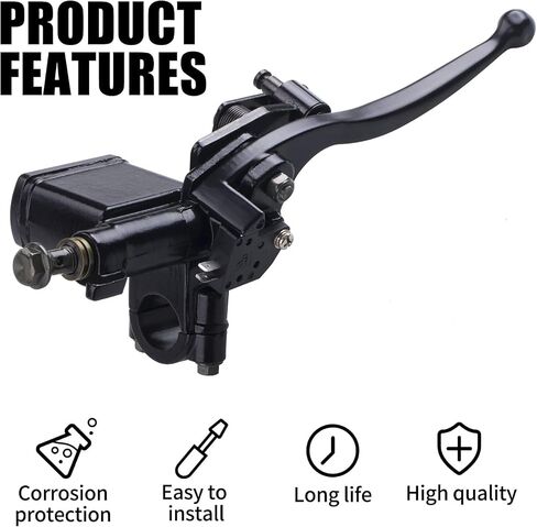 Left Hand Hydraulic Brake Master Cylinder with Handle Lever 50cc 70cc 90cc 110cc 150cc ATV Quad Dirt Bike TaoTao Sunl Buyang Lifan Kazuma in Saudi Arabia