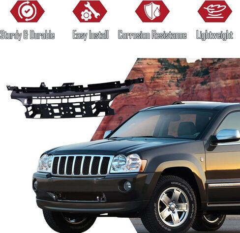 دعامة ممتص الصدمات CarPartsDepot متوافقة مع JEEP Grand Cherokee 2005 2006 2007 استبدال دعم المصد الأمامي CH1065100 55156878AE in Saudi Arabia