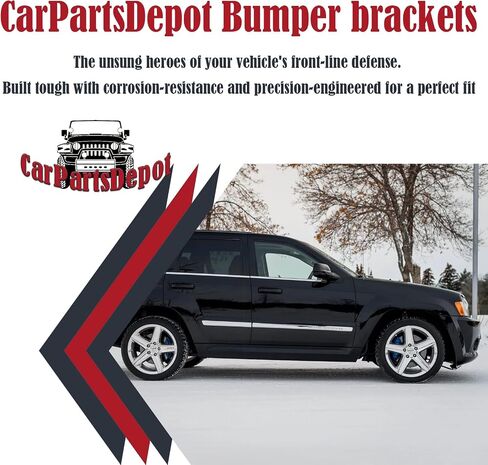 دعامة ممتص الصدمات CarPartsDepot متوافقة مع JEEP Grand Cherokee 2005 2006 2007 استبدال دعم المصد الأمامي CH1065100 55156878AE in Saudi Arabia