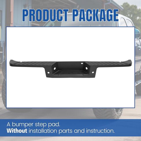 KUAFU Rear Bumper Step Pad Cover Compatible with 2009-2014 Ford F-150 F150 Styleside Bed Replacement For 9L3Z17B807B FO1191124 FO1191125 Bumper Protector PP Plastic in Saudi Arabia