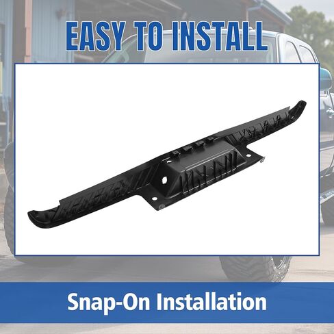 KUAFU Rear Bumper Step Pad Cover Compatible with 2009-2014 Ford F-150 F150 Styleside Bed Replacement For 9L3Z17B807B FO1191124 FO1191125 Bumper Protector PP Plastic in Saudi Arabia