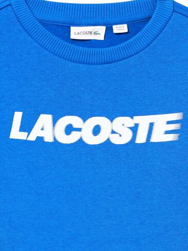 Lacoste Boys' Brushed Fleece Print Sweatshirt in Saudi Arabia