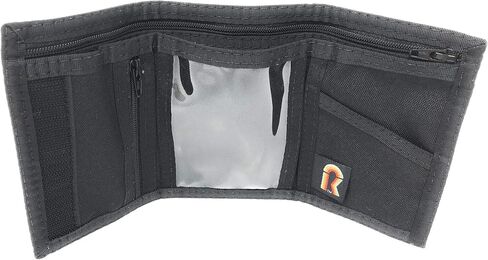 Tactical RFID Blocking Nylon Trifold Wallet for Men - Durable 600D Cordura, Water-Resistant, 15+ Card Slots, Compact 5x3.25in, USA Made, for Military, Outdoor & Travel Use - Includes a Coin Pocket! in Kuwait