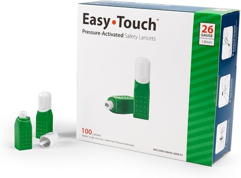 مشارط أمان تعمل بالضغط EasyTouch مقاس 30 - 100 قطعة. الموديل 830061 in Kuwait