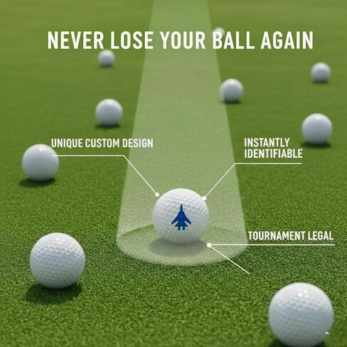 Tin Cup Groovy Golf Ball Custom Marker Alignment Tool in Kuwait