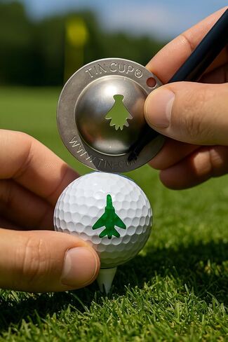 Tin Cup Groovy Golf Ball Custom Marker Alignment Tool in Kuwait
