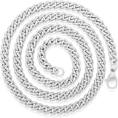 Invicta Jewelry Men's Franco Bracelet and Curb Necklace Chain Set in Saudi Arabia