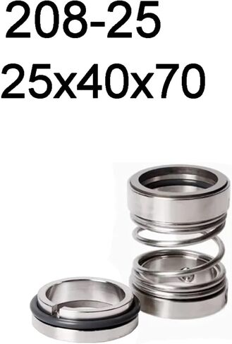 1pcs 208 Series Fit 14 15 16 17-55mm OD Shaft Double Face Water Pump Mechanical Shaft Seal Unbalanced Single Spring(208-20) in Saudi Arabia