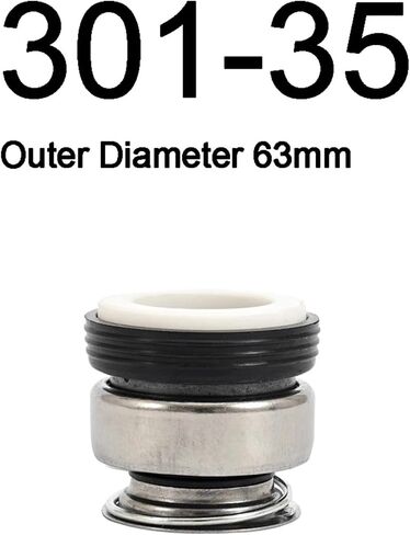 1pcs of 301 Series 8 10 12 13 14 15 16 17 18 20 22 24-55mm Single Coil Spring Mechanical Shaft Seal For Circulation Water Pum(301-45) in Saudi Arabia