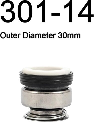 1pcs of 301 Series 8 10 12 13 14 15 16 17 18 20 22 24-55mm Single Coil Spring Mechanical Shaft Seal For Circulation Water Pum(301-45) in Saudi Arabia