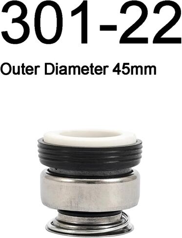 1pcs of 301 Series 8 10 12 13 14 15 16 17 18 20 22 24-55mm Single Coil Spring Mechanical Shaft Seal For Circulation Water Pum(301-45) in Saudi Arabia