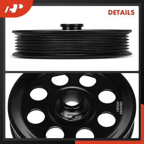 بكرة مضخة التوجيه الكهربائية الممتازة متوافقة مع Ford F-150 2011-2014، F-250 Super Duty 2011-2022، F-350 Super Duty 2011-2021، F-450 Super Duty 2011-2020، F-550 Super Duty 2011-2019، 6.2L 6.7L in Saudi Arabia