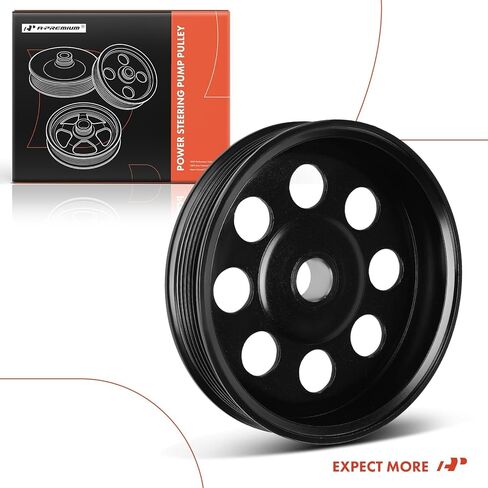 بكرة مضخة التوجيه الكهربائية الممتازة متوافقة مع Ford F-150 2011-2014، F-250 Super Duty 2011-2022، F-350 Super Duty 2011-2021، F-450 Super Duty 2011-2020، F-550 Super Duty 2011-2019، 6.2L 6.7L in Saudi Arabia