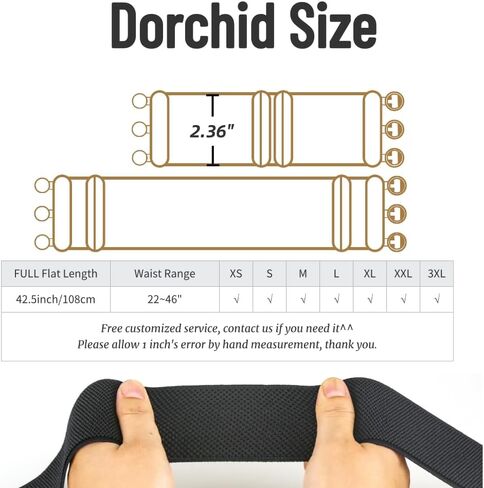 Women Adjustable Belts Wide Elastic Stretchy Belt Gold Buckle Belts for Dresses & Casual Fits waist up to 48 Inch in Kuwait