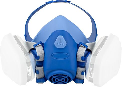 قناع تنفس نصف الوجه الكبير UltraSeal القابل لإعادة الاستخدام - معتمد من NIOSH، حماية OV/P95، خراطيش حربة قياسية in Saudi Arabia
