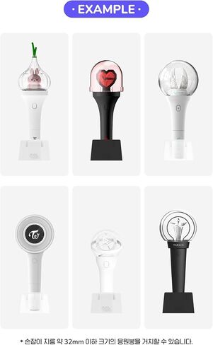 مهد ضوء المروحة K-POP من شركة WithMUU Lightstick Goods مع إغلاق التتبع (مهد أبيض) in Saudi Arabia