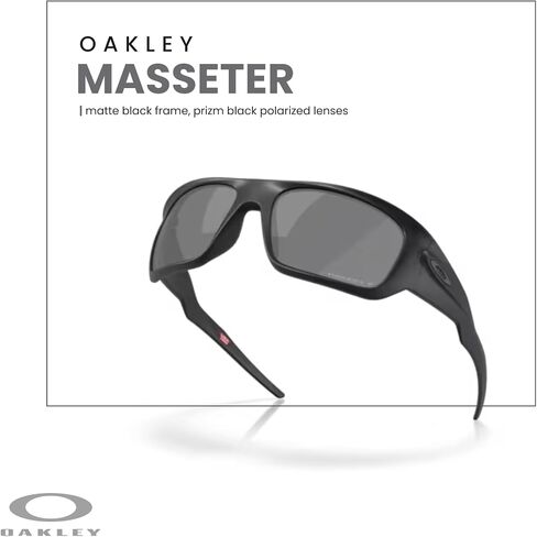 Oakley OO9486 Masseter Rectangle Sunglasses For Men+ Bundle Accessory Leash Kit, Microfiber Pouch in Saudi Arabia