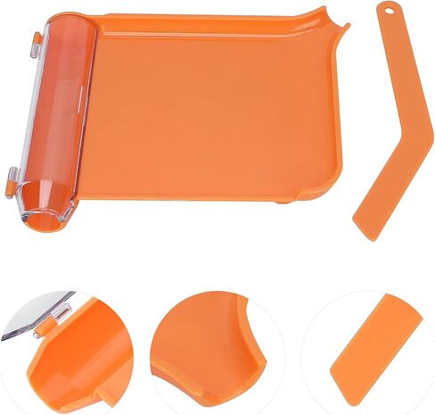 Counting Tray, Counter with Spatula Counting Tray Orange Non Clean Pills Dispenser Tray with Spatula Transparent Lid Vitamin C E Counter Tablet Count in Saudi Arabia